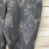 Ankle Mandala Print Denims