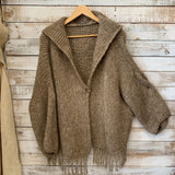 Oversized Hooded Cardigan