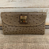 Ostrich Flap Wallet