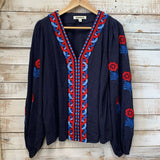 LS Embroidered Top