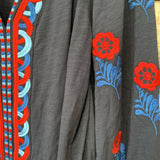 LS Embroidered Top