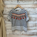 Stripe Tassel SS