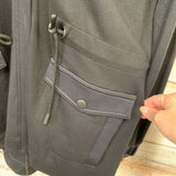 Zip Front W/Pockets