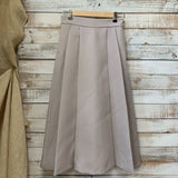 NEW Pleated Side Zip Skirt