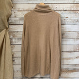 LS Merino Wool Blend Turtle Neck Pullover