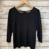 3/4 Sleeve Lace Up Back Sweater