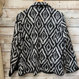 LS Geometric Print Open Front 2