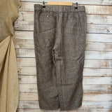 Wideleg Linen Blend Pant