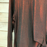 Metallic Side Tie Blouse 2