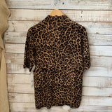 NEW SS Leopard Print Cashmere Sweater 1