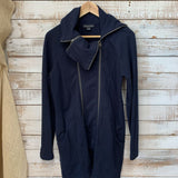 Double Zip Tunic Swweatshirt