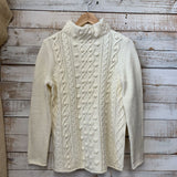 NEW Mock Neck Cable Knit Sweater