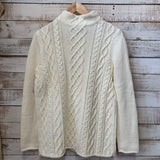 NEW Mock Neck Cable Knit Sweater