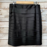 NEW Tiered Satin Skirt