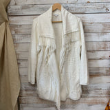 Fringe Open Front Cardigan