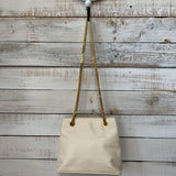 Vintage Leather Chain Strap Tote