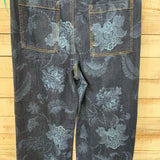 NEW Floral Print Wide Leg Denims 2