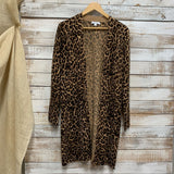 NEW Animal Print Cashmere Cardigan 1