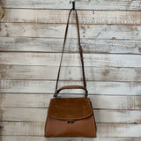 Riley Suede Top Handle Crossbody Bag