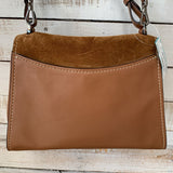 Riley Suede Top Handle Crossbody Bag