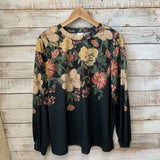 NEW Floral Print Sweatshirt
