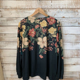 NEW Floral Print Sweatshirt