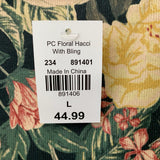 NEW Floral Print Sweatshirt