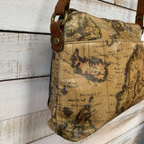 Avellino European Map Crossbody